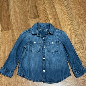 Jean button down shirt